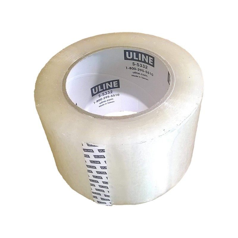 ULINE Packing Tape, 3 Inch X 110 Yard 2.6 Mil Crystal Clear Industrial Plus Tape by Uline, Pack of 4 - Image 3